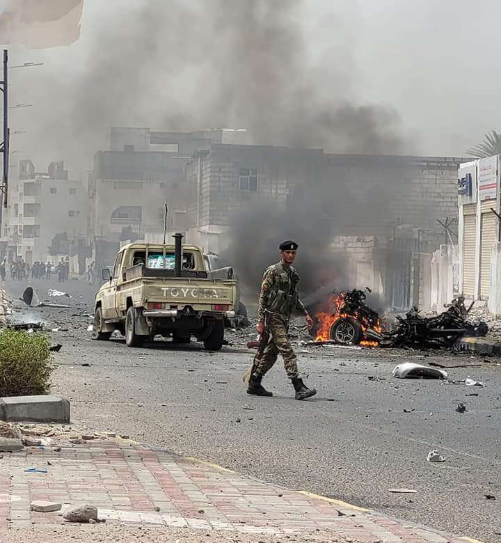انفجار يستهدف صالح السيد في عدن
