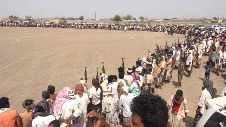 احتشاد قبلي في حيس