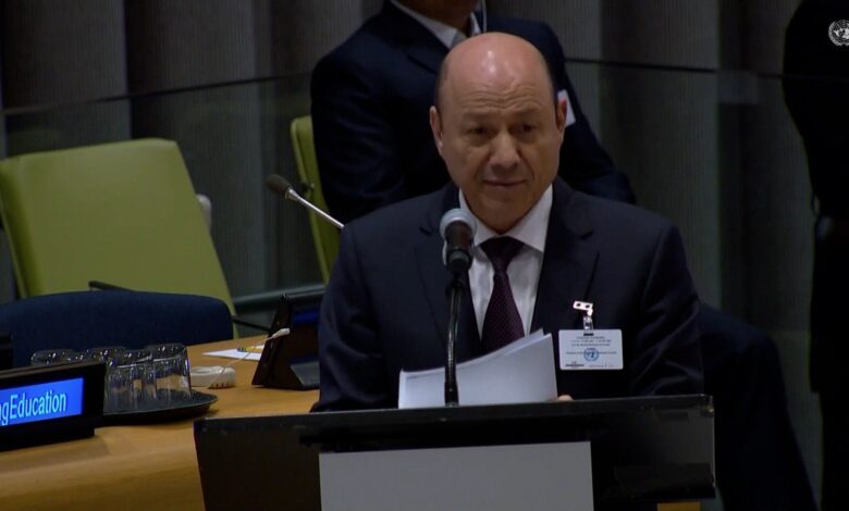 العليمي تحديات التعليم باليمن