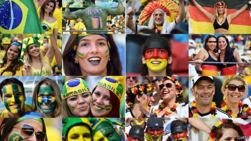 أرقام ألمانيا والبرازيل