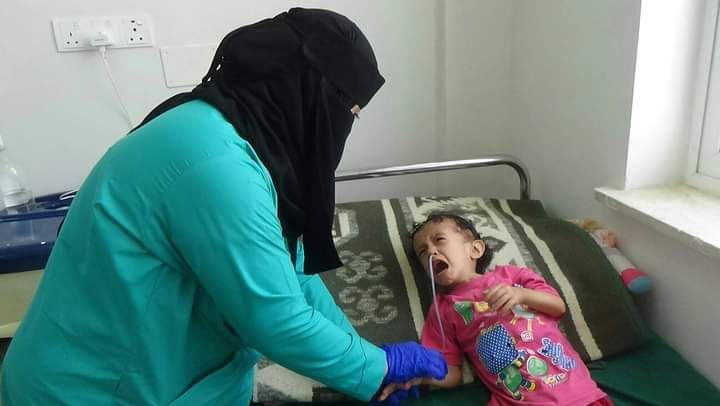 انتشار وباء الحميات في تعز